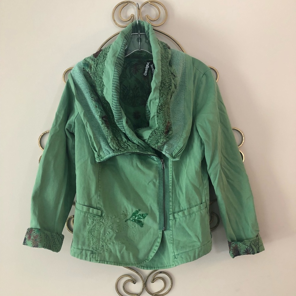 Green jacket